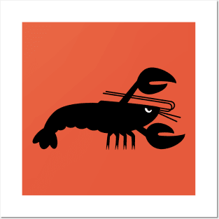 Angry Animals - Lobster Posters and Art